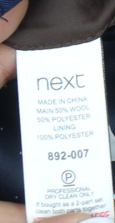 Next Men's Blue Blazer 36S Single-Breasted