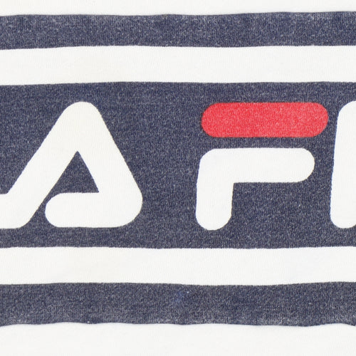 Fila Unisex Ivory Cotton Pullover Sweatshirt M