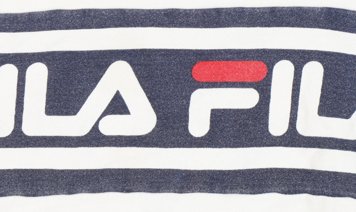 Fila Unisex Ivory Cotton Pullover Sweatshirt M