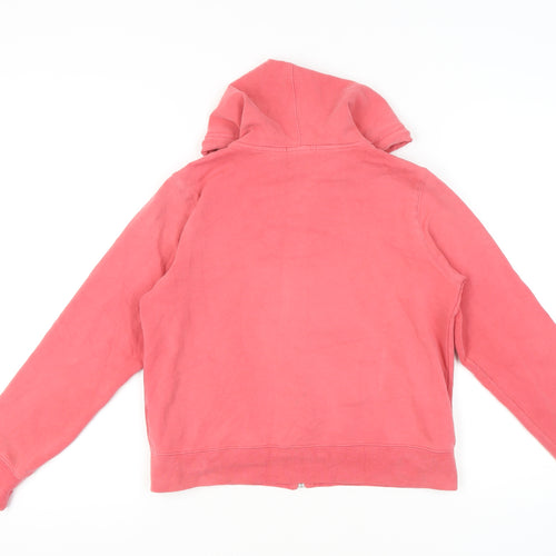GAP Women's Pink Full Zip Hoodie - Size S, Stretch