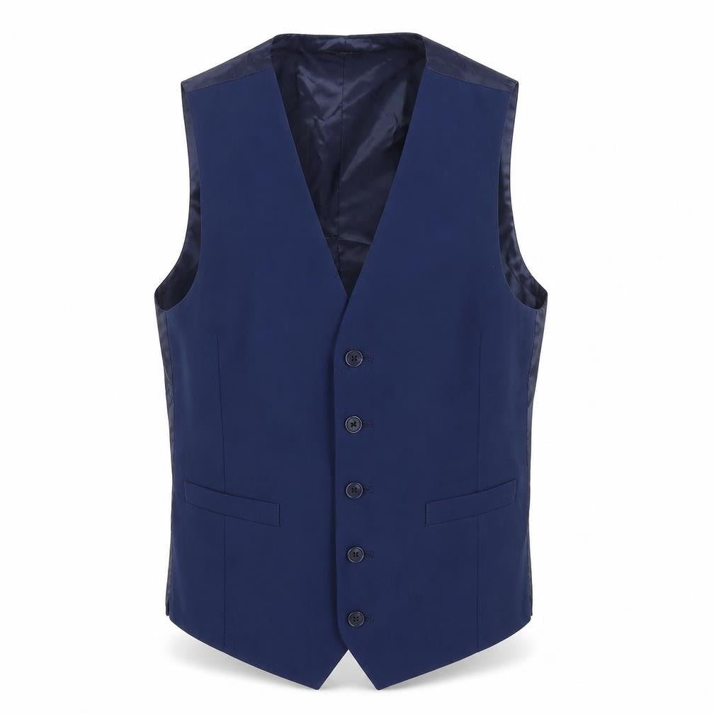 Marks and Spencer Men's Blue Slim Waistcoat 36-38R