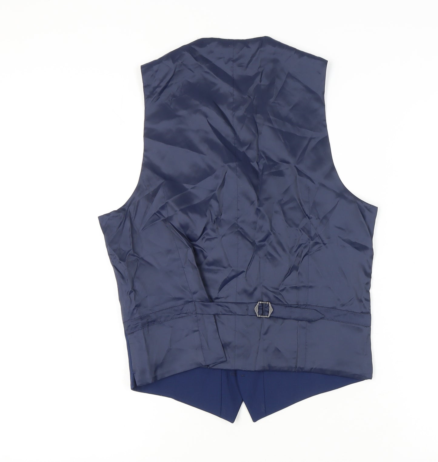 Marks and Spencer Men's Blue Slim Waistcoat 36-38R