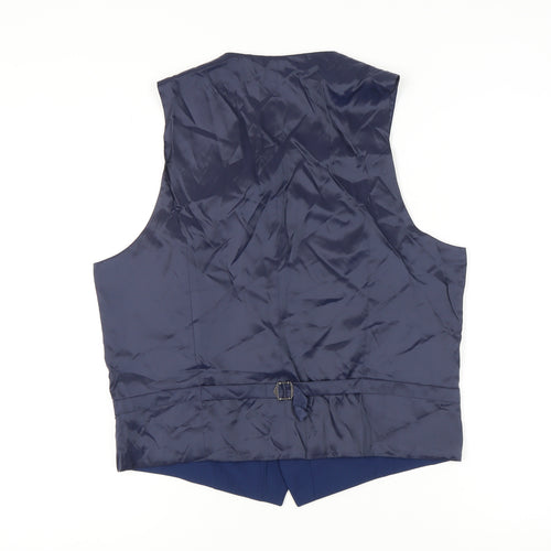 Marks and Spencer Men's Blue Waistcoat 42R