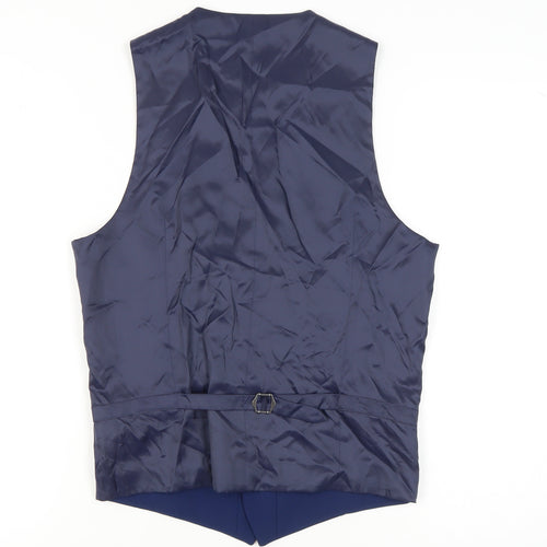 Marks and Spencer Men's Blue Suit Waistcoat S 36-38"