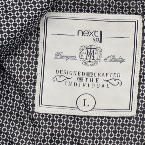 Next Men's Black Wool Jacket Size L