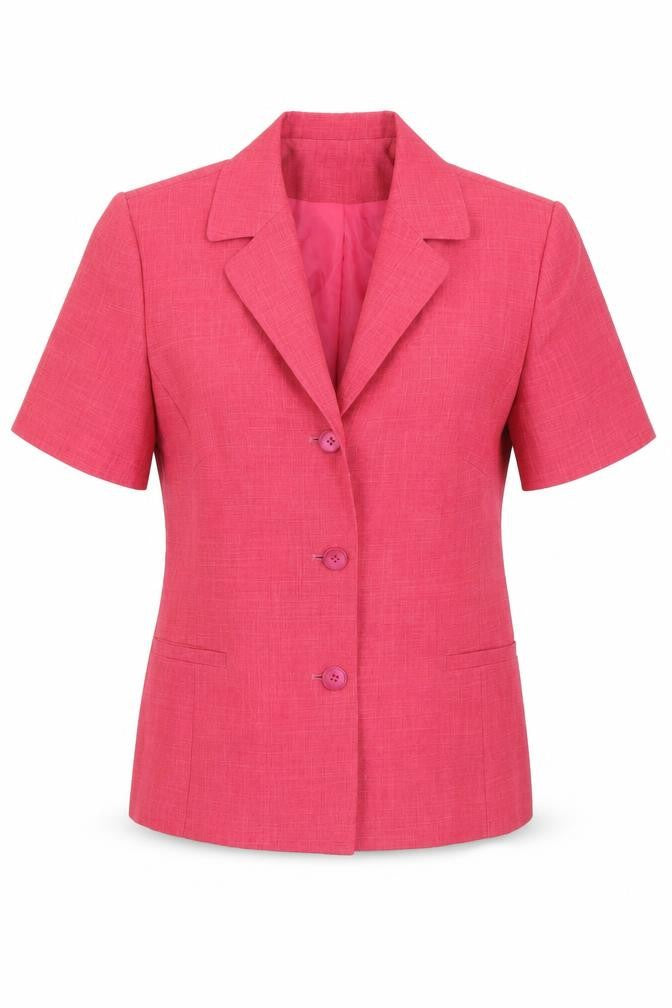 Front view of Debenhams Women's Pink Blazer, size 10, Classic Fit