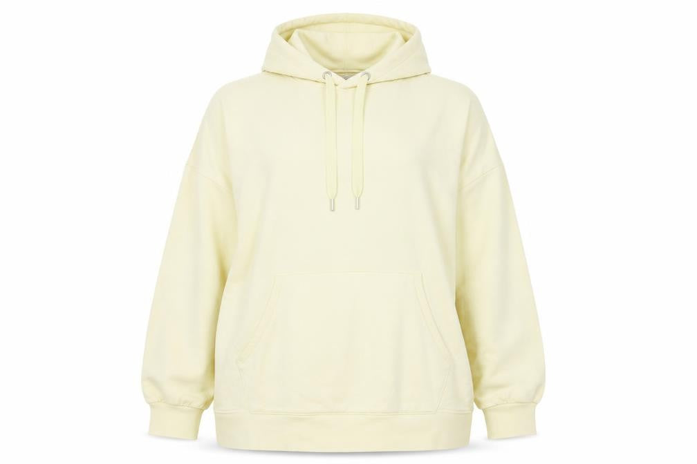 Front view of Next Women's Yellow XL Pullover Hoodie