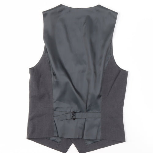 H&M Men's Grey Suit Waistcoat, Formal Wear 36R