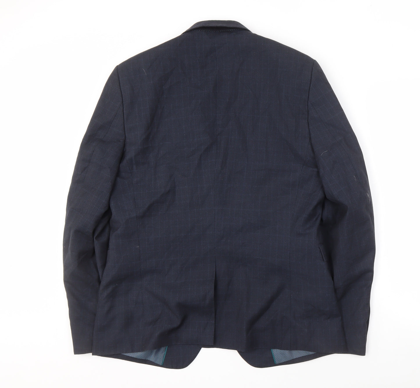 Burton Menswear London Men's Blue Jacket 42 Skinny Fit