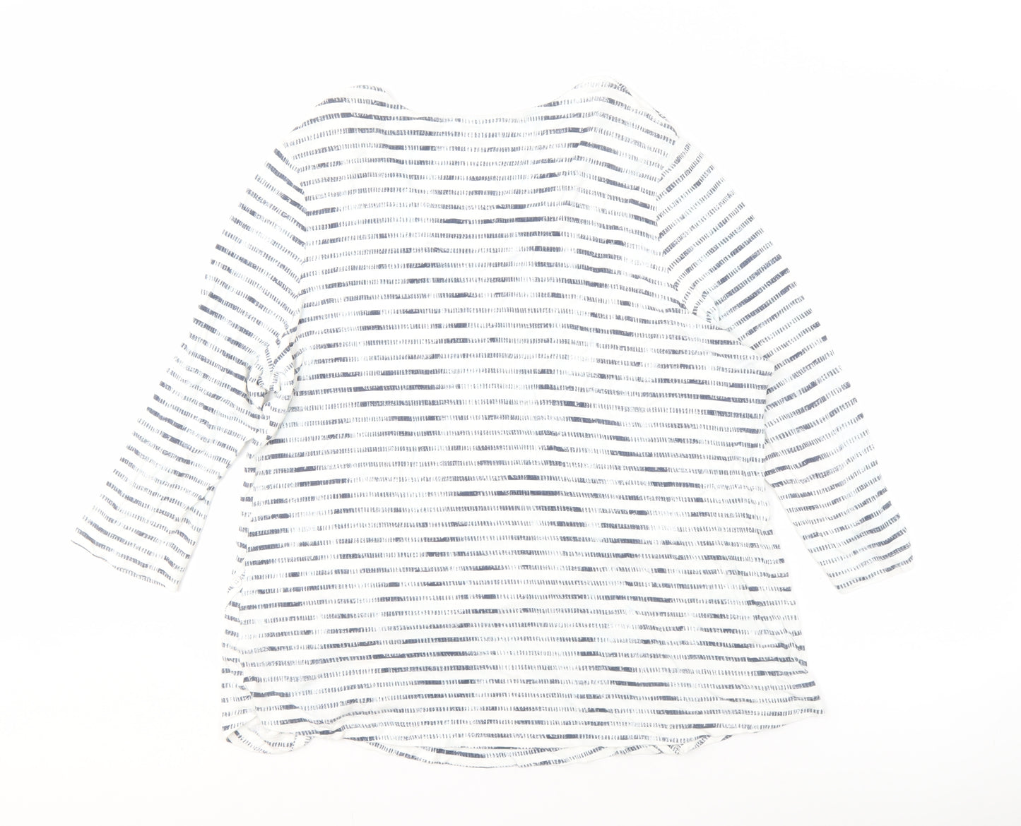 Dash Women’s White Striped T-Shirt Size 18