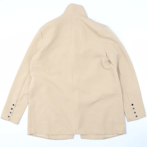 PrettyLittleThing Women Beige Blazer, UK 6, One-Button