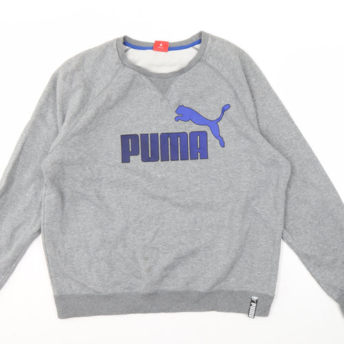 Puma Men's Grey XL Pullover Sweatshirt