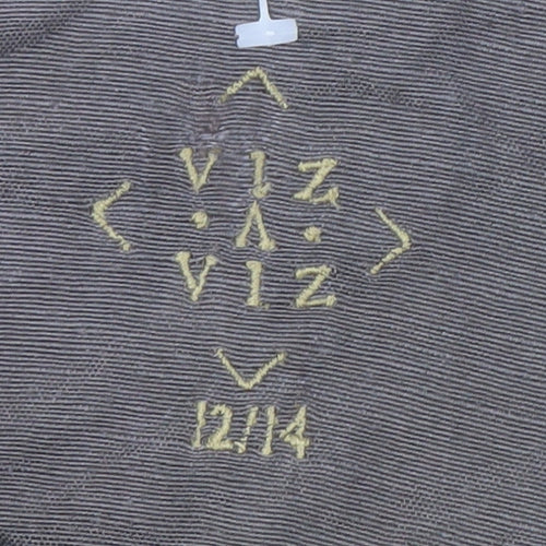 VIZ Women's Grey Multicoloured Jacket Size 12