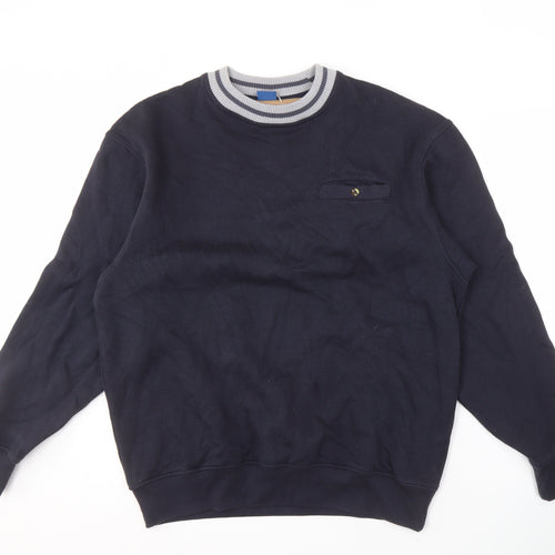 Chums Men's Blue Sweatshirt S Pullover Crew Neck
