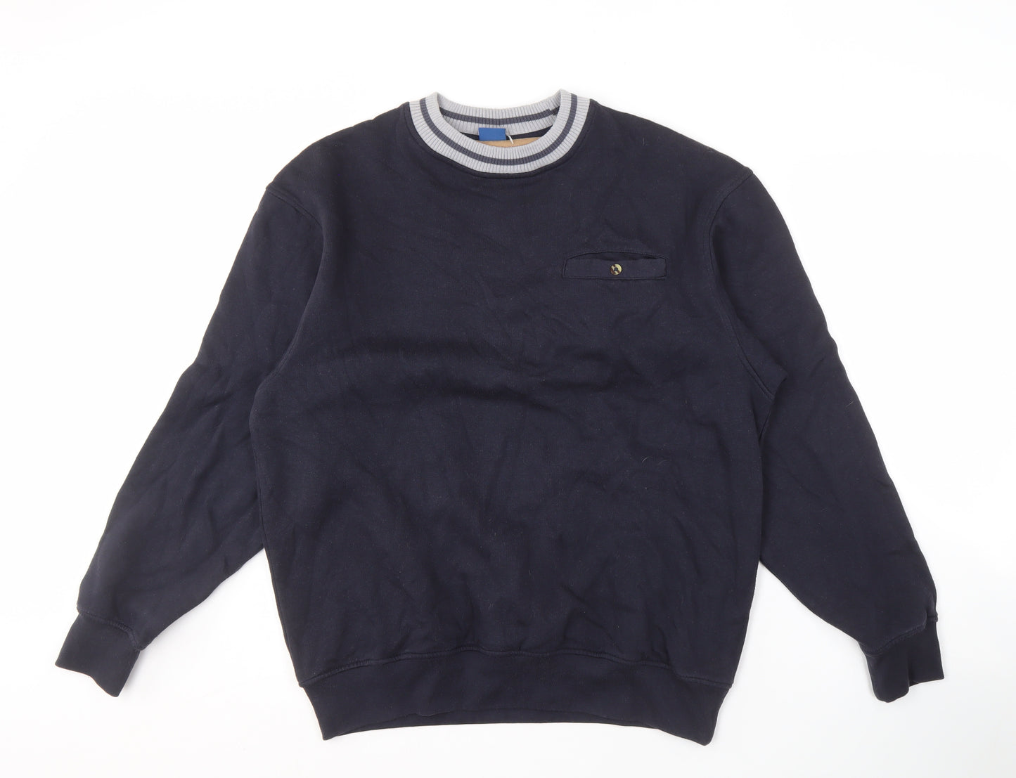 Chums Men's Blue Sweatshirt S Pullover Crew Neck
