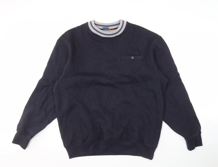 Chums Men's Blue Sweatshirt S Pullover Crew Neck