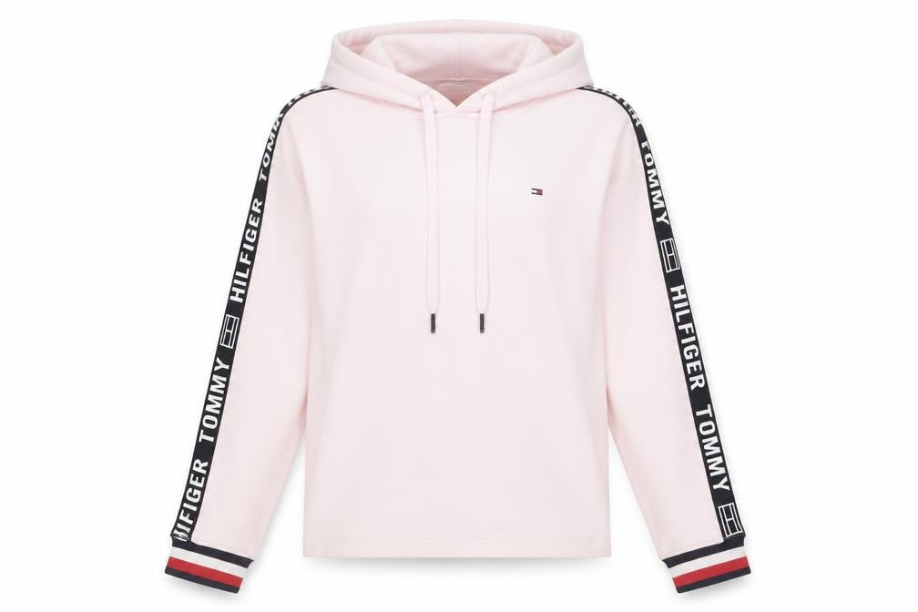 Tommy Hilfiger Women’s XS Pink Logo Pullover Hoodie