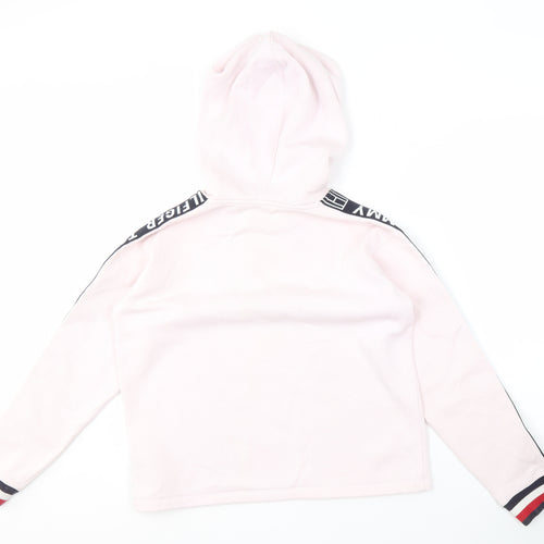 Tommy Hilfiger Women’s XS Pink Logo Pullover Hoodie