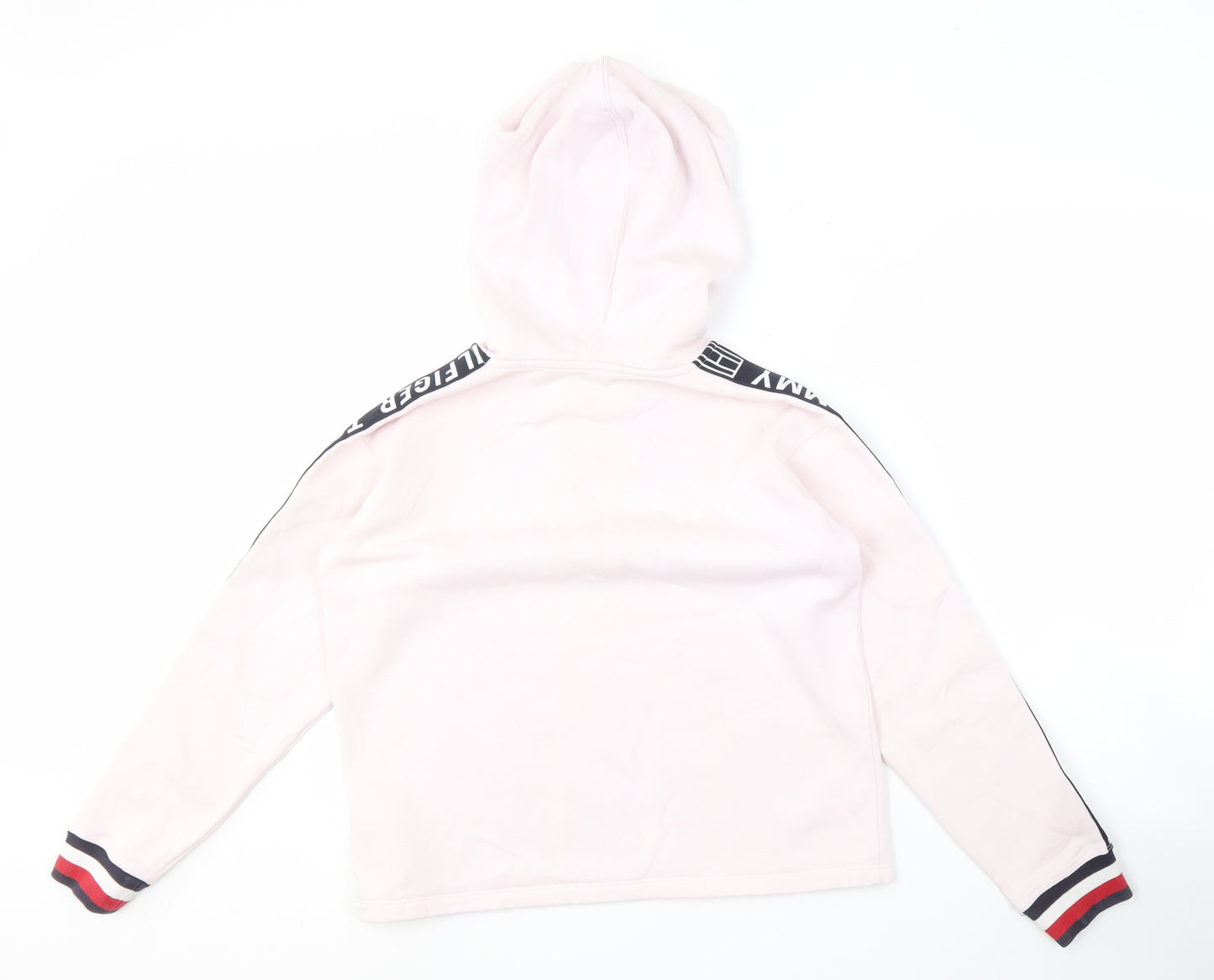 Tommy Hilfiger Women’s XS Pink Logo Pullover Hoodie
