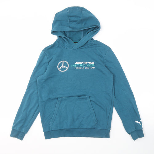 Puma Boys Blue Pullover Hoodie 13-14 Years