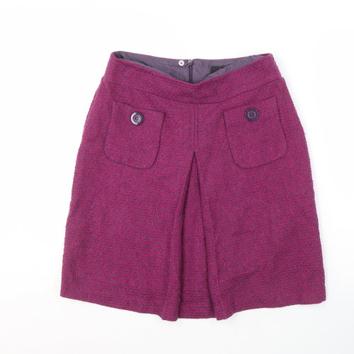 Marks and Spencer Women's Purple Knee-Length Skirt, Size 10