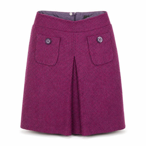 Marks and Spencer Women's Purple Knee-Length Skirt, Size 10