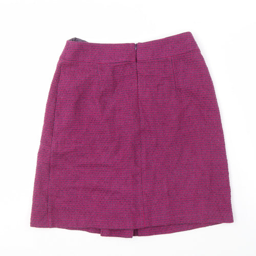 Marks and Spencer Women's Purple Knee-Length Skirt, Size 10