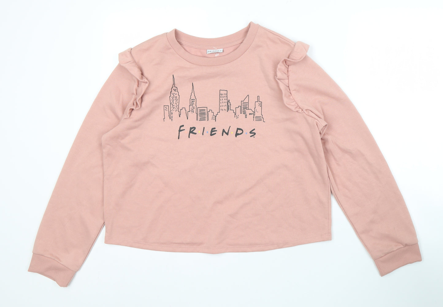 F.R.I.E.N.D.S Women's Pink Pullover Sweatshirt Size 14