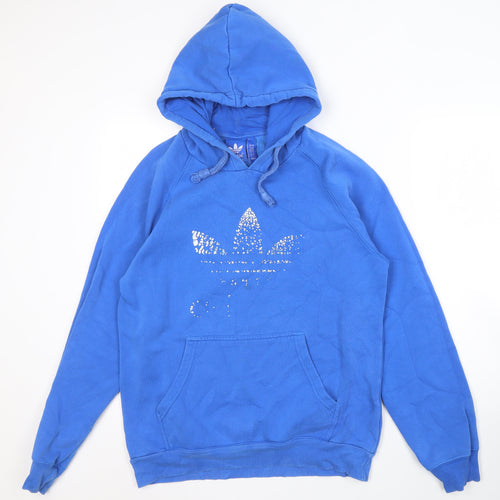 Adidas Men's Blue Pullover Hoodie Size L