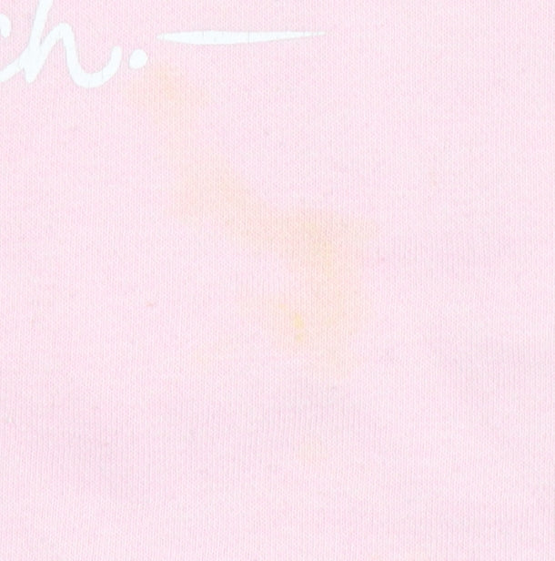 Bench Women's Pink Cotton Blend Crew Neck Sweatshirt Size M