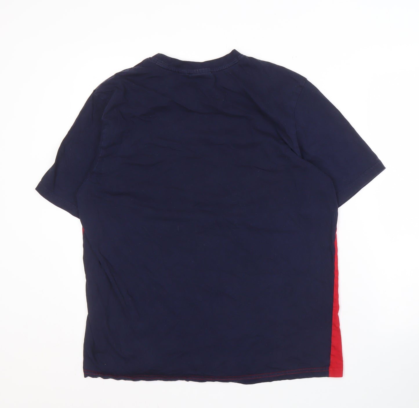 FILA Men's Multicoloured Logo T-Shirt XL