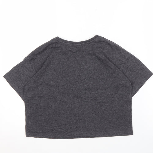 George Girls Grey Cropped High School Musical T-Shirt 11-12 Years