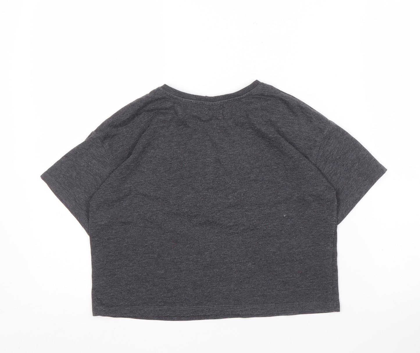 George Girls Grey Cropped High School Musical T-Shirt 11-12 Years