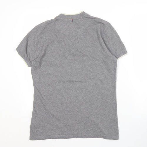Pretty Green Men's Grey XS Short Sleeve Polo Shirt