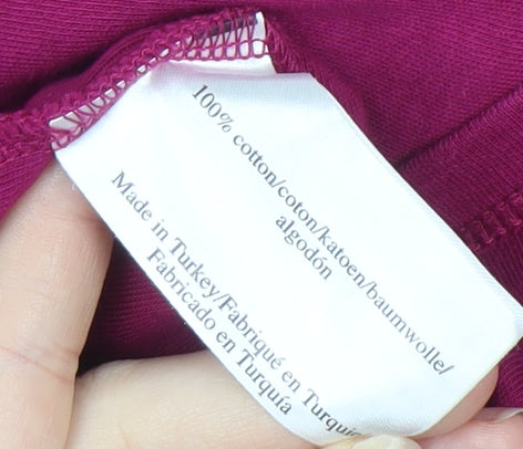 Laura Ashley Women's Purple Cowl Neck Sweatshirt Size 14