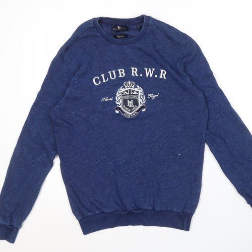Henri Lloyd Men's Blue Cotton Pullover Jumper S