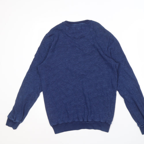 Henri Lloyd Men's Blue Cotton Pullover Jumper S