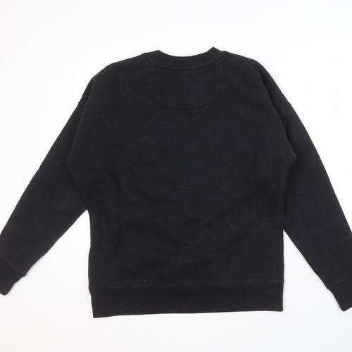 Jack Wills Women's Black Pullover Sweatshirt Size 6
