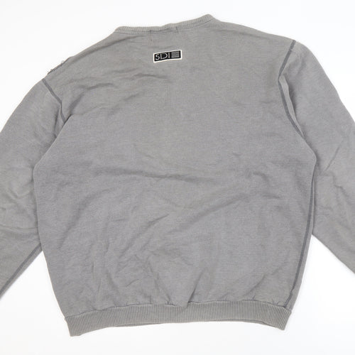 SDI Men's Grey Pullover Sweatshirt, Size L