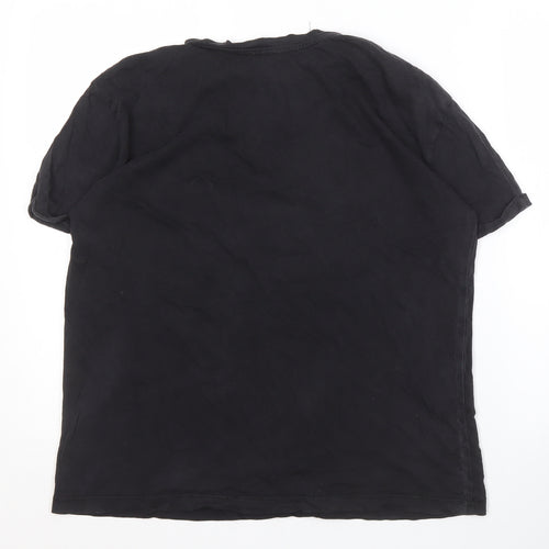 MNG Men's Black XS Rock Graphic T-Shirt