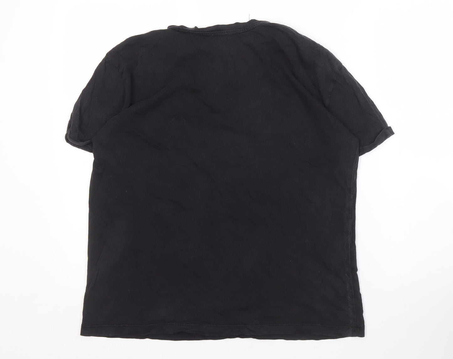 MNG Men's Black XS Rock Graphic T-Shirt