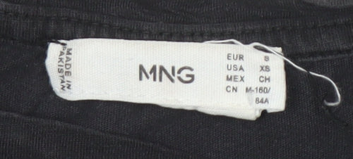 MNG Men's Black XS Rock Graphic T-Shirt