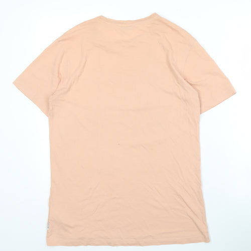 Only & Sons Men's Beige XS Graphic Print T-Shirt