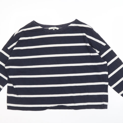 Next Women's Blue Striped Long Sleeve T-Shirt, Size 14