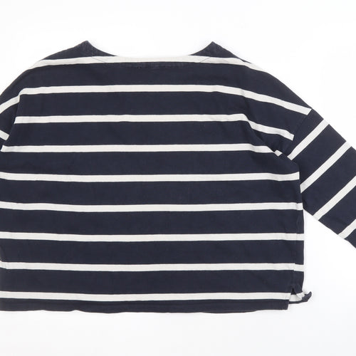 Next Women's Blue Striped Long Sleeve T-Shirt, Size 14