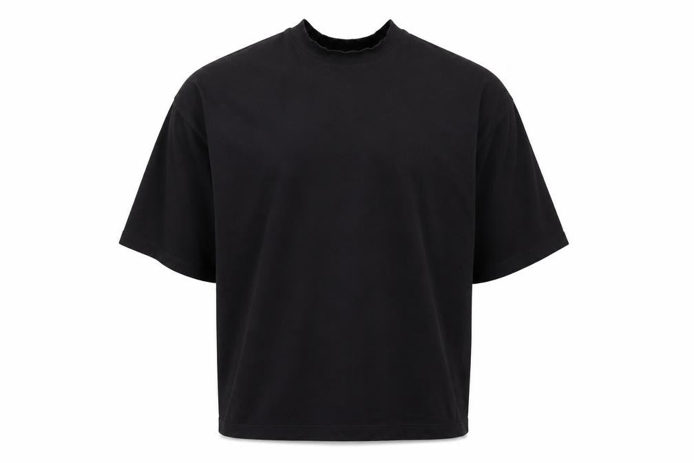 Front view of ASOS Men's Black Graphic T-Shirt L