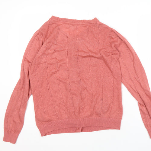 Joe Browns Women's Pink Floral Cardigan Size 14