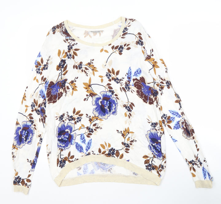 Fransa Women's Multicoloured Floral Pullover Jumper XL