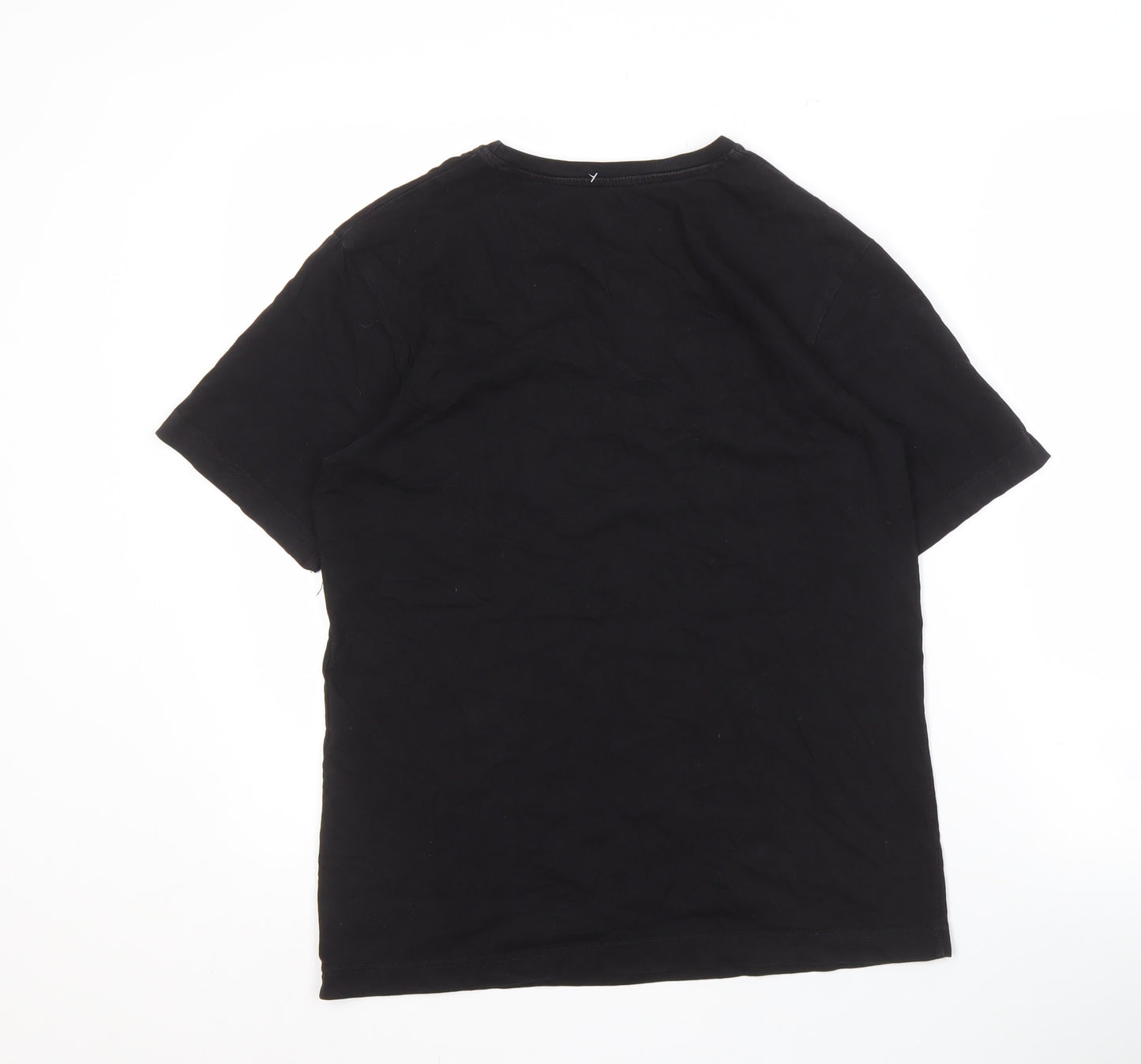Billabong Unisex Black T-Shirt Size 14 Lightweight Casual