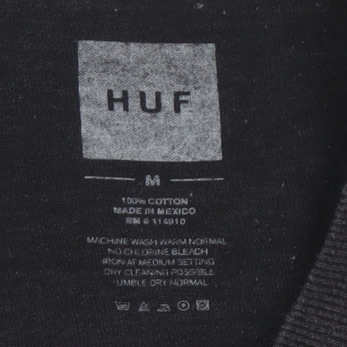 HUF Men's Black M Graphic Print T-Shirt